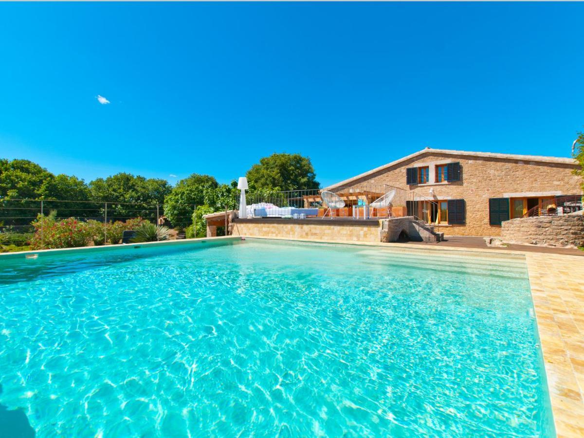 Villa Barcares Petit, piscina, jardines junto a playa en Alcudia Exterior foto