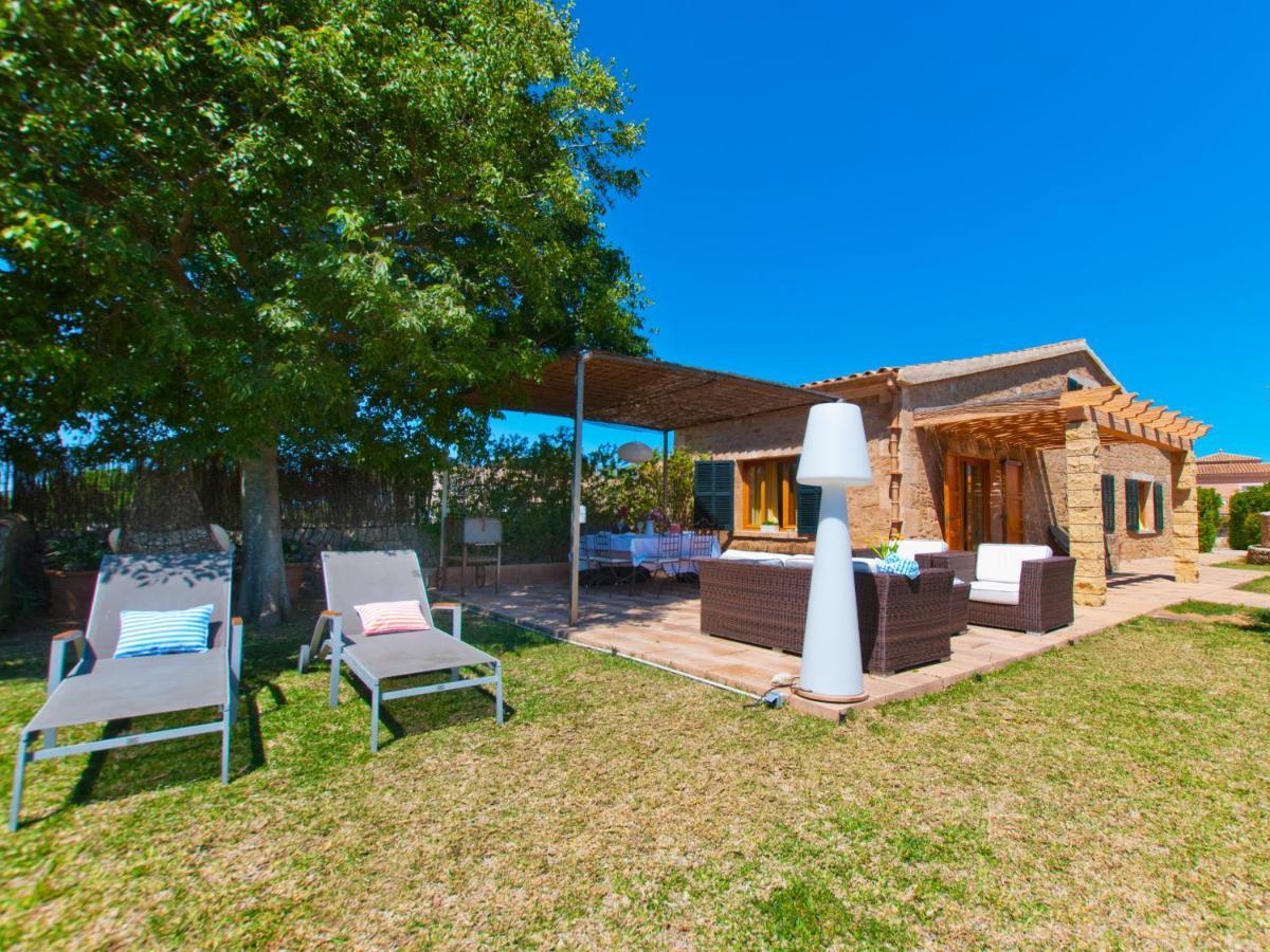 Villa Barcares Petit, piscina, jardines junto a playa en Alcudia Exterior foto