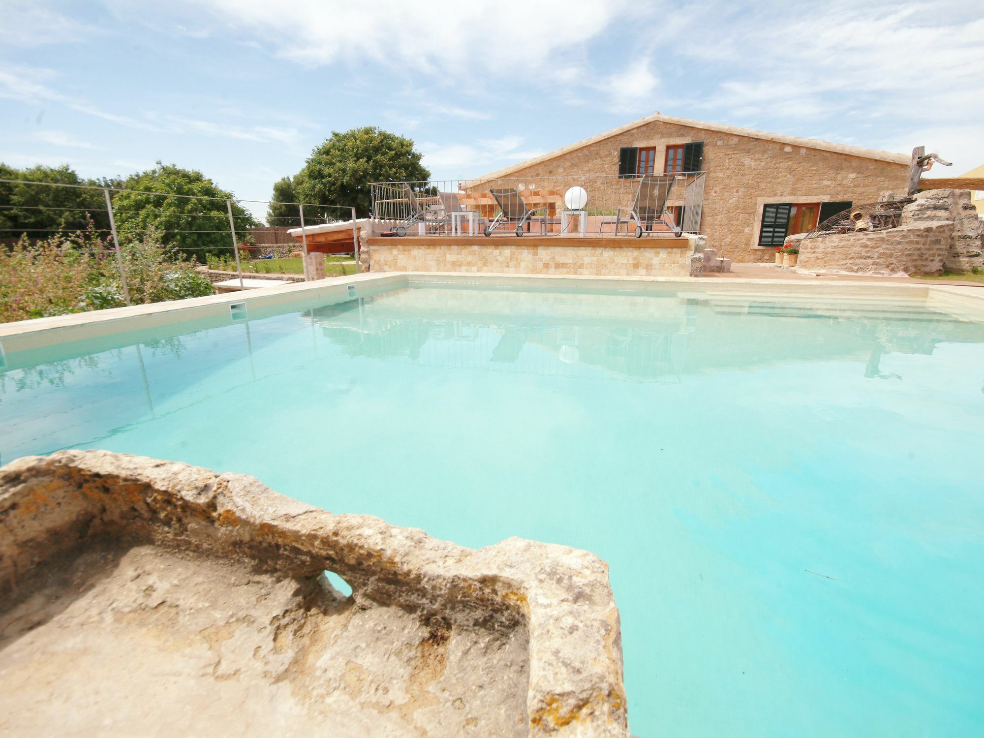 Villa Barcares Petit, piscina, jardines junto a playa en Alcudia Exterior foto